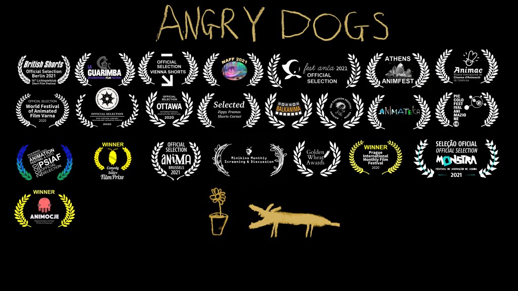 angry dogs